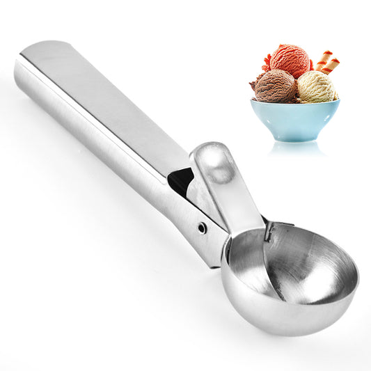 beicemania® 5cm ice Cream Scoop Stainless Steel with Trigger