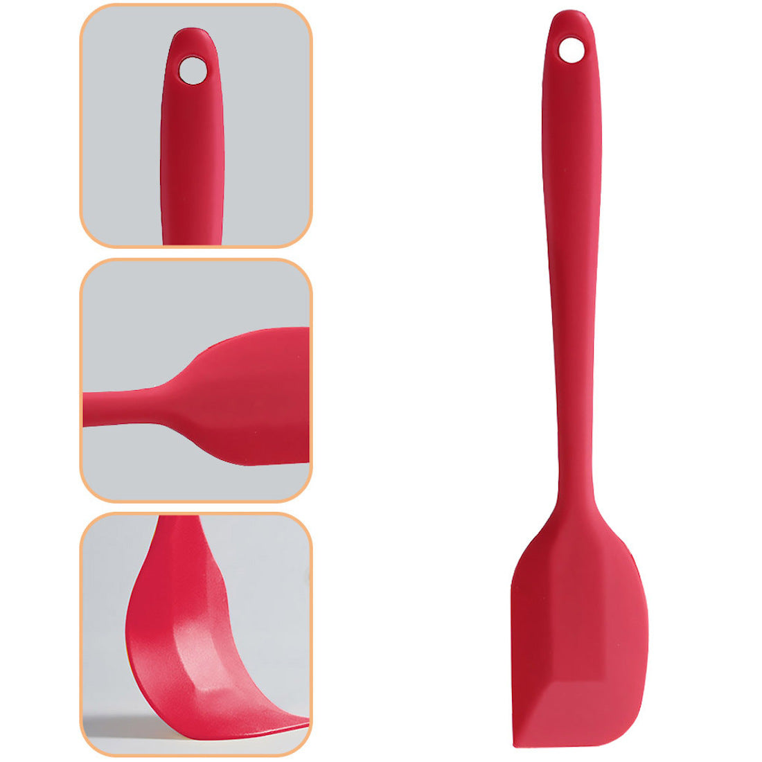 beicemania® Silicone Spatulas Non-stick Rubber Spatulas 21cm