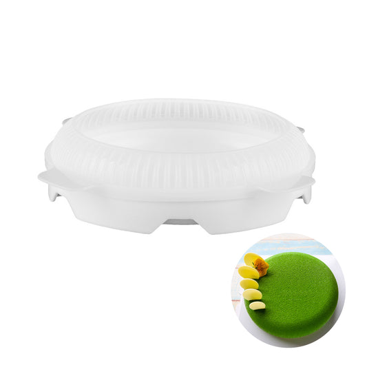 beicemania® Large Cake tin 8inch Round Cake tin 3D Cake tins Mousse Cake molds Silicone White