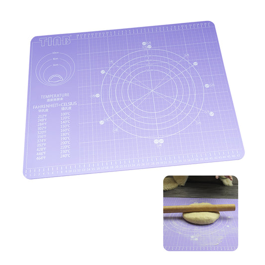 beicemania® Cooking Sheet Cake Silicon Baking mat Cooking Silicone mat Large Silicon Sheet 40cm x 50cm x 2mm Purple