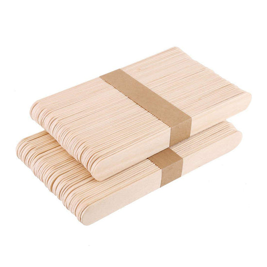 beicemania® 200pcs wooden disposable popsicle sticks food grade for popsicle molds